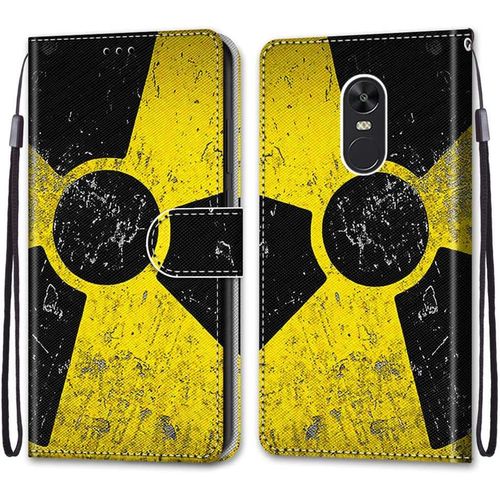 Coque Pour Xiaomi Redmi Note 4x, Etui En Cuir Pu Portefeuille Housse Coque Avec 360 Degres Silicone Antichoc Protection Cover Cuir Pochette Magnetique Und Flip Bequille(Moulin A Vent)
