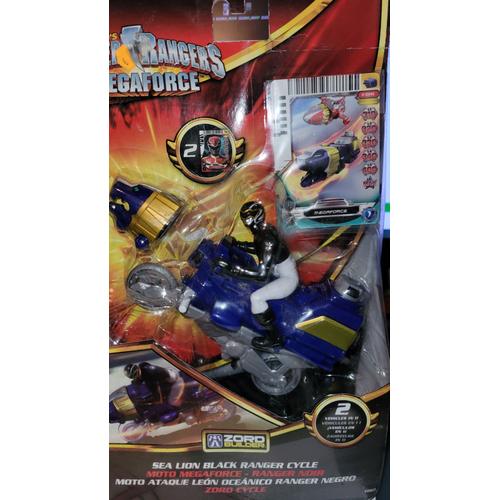 Power Rangers Mega Force / Moto Mega Force / Ranger Noir/ Bandai