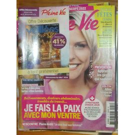 Revue Pleine-Vie N°427 De Janvier 2022 Je Fait La Paix Avec Mon Ventre