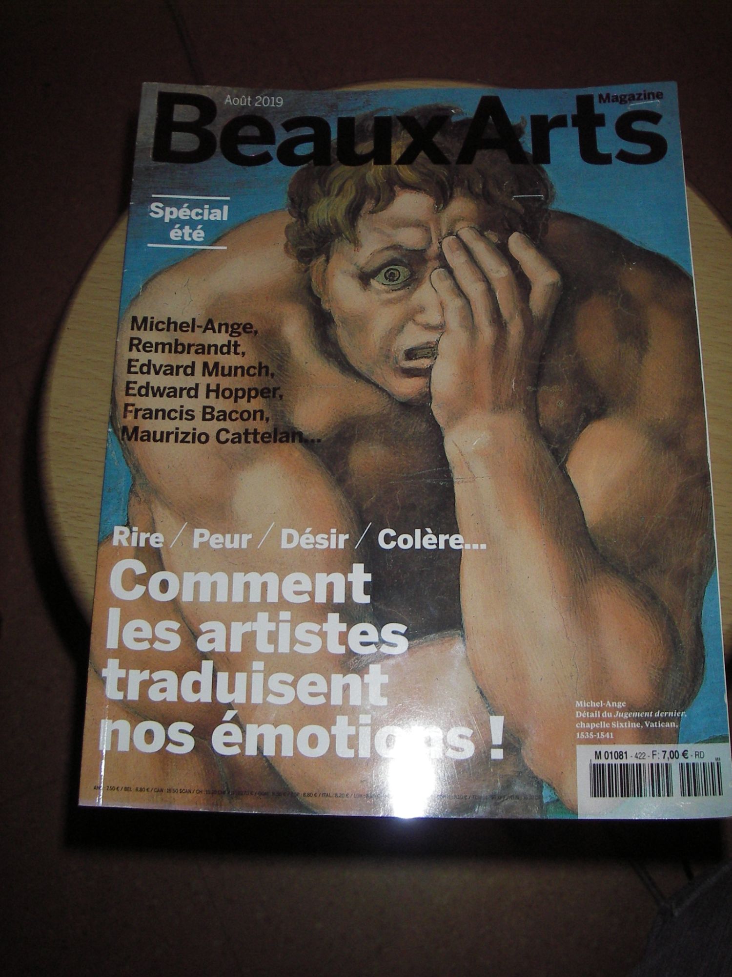 Beaux Arts Magazine 422 Août 2019 Comment Les Artistes Traduisent Nos Émotions !