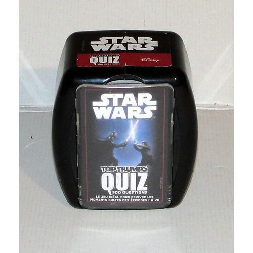 Top Trumps Quiz Star Wars Jeu De Cartes Questions Reponses Disney 2016