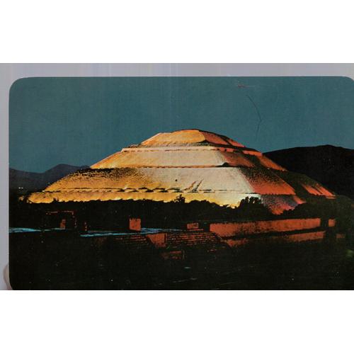 Carte Postale De San Juan Teotihuacan (Mexique) Pyramide Du Soleil