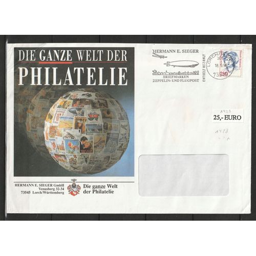 Timbre Sur Enveloppe Allemagne,Timbre Sur Enveloppe Allemagne, Luise Von Preuben Princesse De Prusse Et D’Allemagne 1989 N° 1260 Dimension 230 X 160 Mm