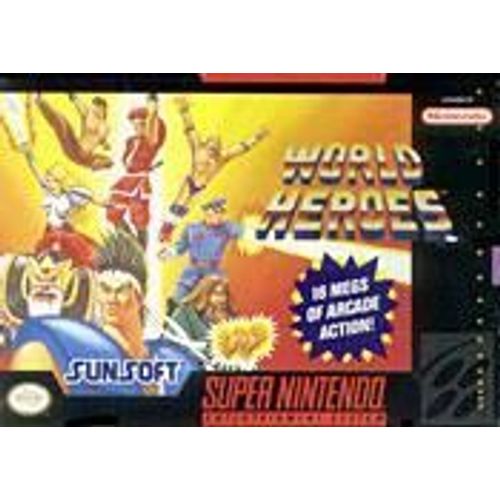 World Heroes Snes Super Nintendo