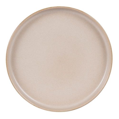 Assiette Plate 28 Cm Uno Sable (Lot De 6)