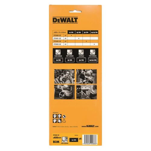 DEWALT Scie à ruban 835x12x0.5 1.8mm