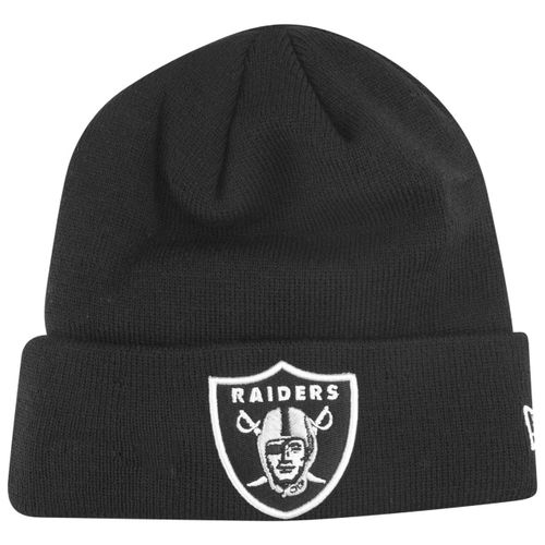 New Era Nba Beanie Bonnet - Cuff Oakland Raiders Noir