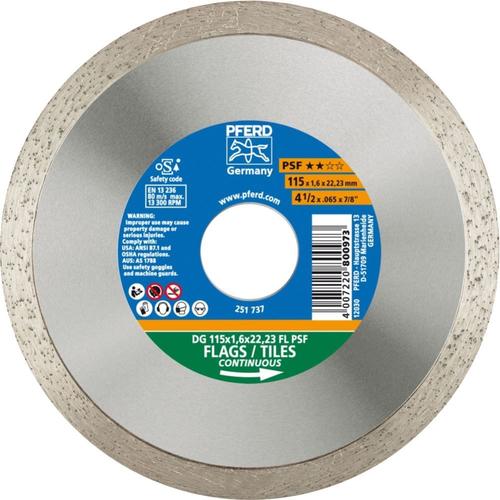 PFERD Diamant disque de coupe DG 115 x 1,6 x FL 22:23 PSF