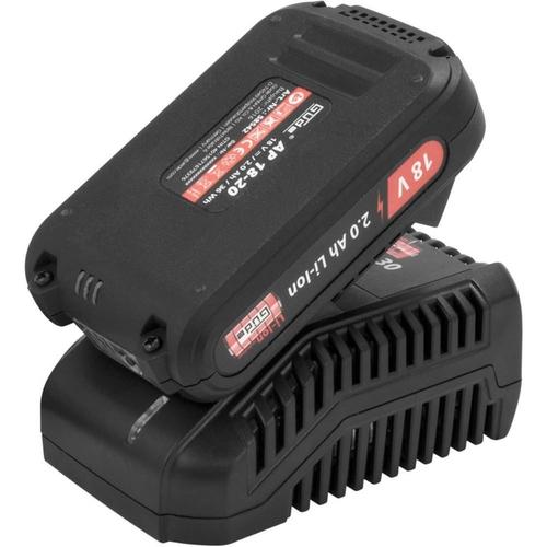 Güde pack batterie 18V + chargeur STARTER -KIT Lgap 18-3020