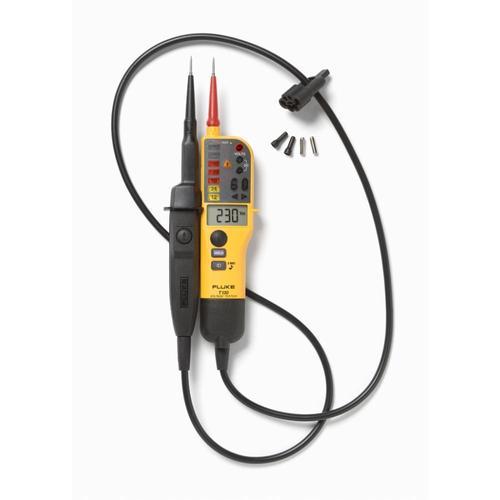 Fluke Testeur de tension et de continuité T150 / VDE avec écran LCD avec mesure de résistance commutable