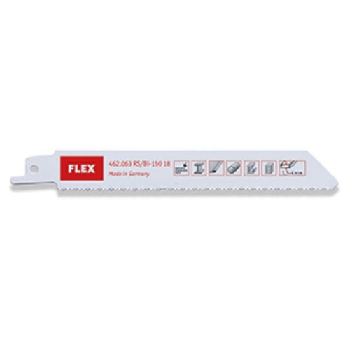 Flex Sabre lames de scie pour RS métalliques et feuille / BI-150 18 / 5-pack
