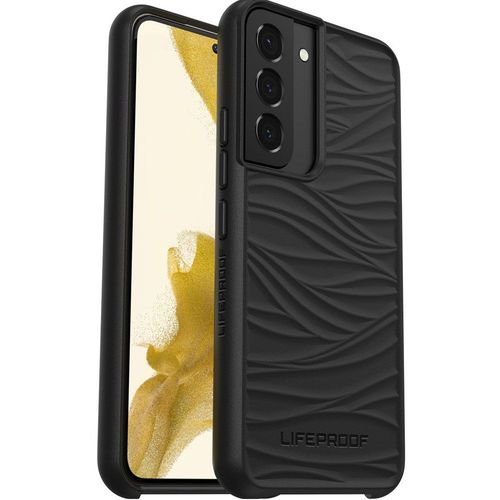 Lifeproof Wake - Coque De Protection Pour Téléphone Portable - 85 % De Plastique Recyclé Provenant De L'océan - Noir - Modèle D'onde Douce - Pour Samsung Galaxy S22 Ultra