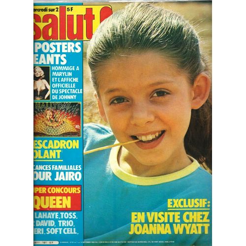 Salut 181 1982 Joanna Wyatt/Bruel/Jairo/Johnny Hallyday/Monroe/Soft Cell/Lahaye/Fr David/Stopnicki