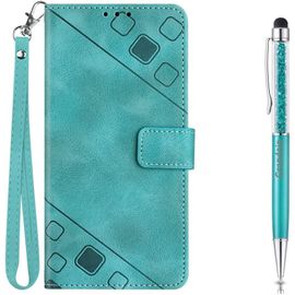 Coque En Cuir Samsung Galaxy S23, Tui Tlphone Samsung S23 Antichoc Wallet Case, Housse Portefeuille Cuir Etui Galaxy S23 Fonction Stand Magntique Etui Coque Pour Samsung S23(Vert)