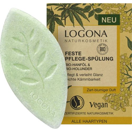 Logona - Après-Shampoing Solide Chanvre Bio & Sureau Bio 60g - 