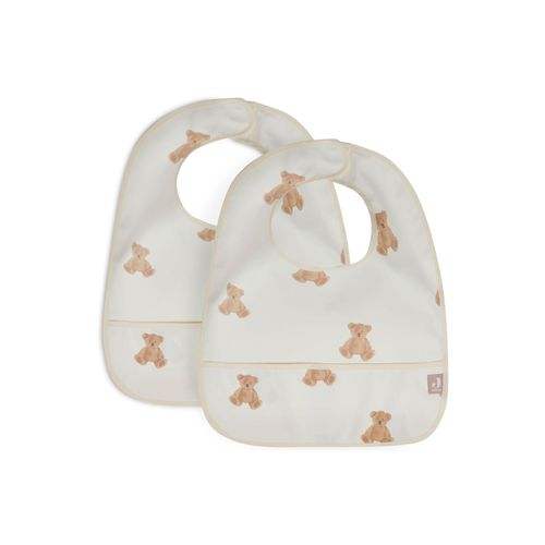 Lot De 2 Bavoirs Imperméables Teddy Bear - Jollein