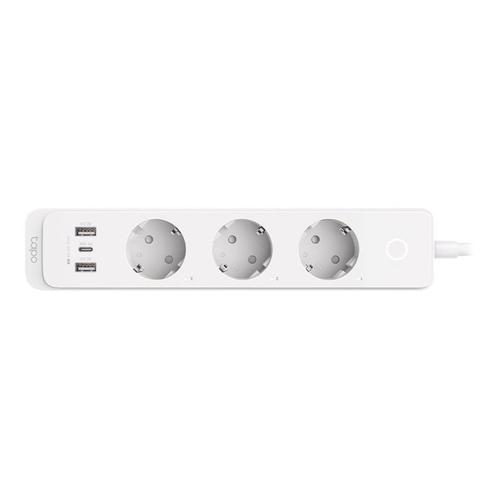 Tapo P300 V1 - Barre d'alimentation Intelligente - CA 220-240 V - 2300 Watt - Wi-Fi, Wi-Fi, Bluetooth 4.2 - entrée : alimentation - connecteurs de sortie : 6 (2 x USB, USB-C, 3 x alimentation)