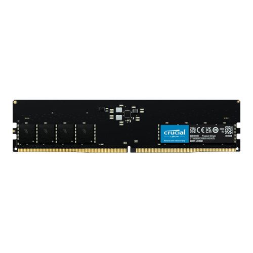 Crucial - DDR5 - module - 32 Go - DIMM 288 broches - 2600 MHz / PC5-41600 - CL42 - 1.1 V - mémoire sans tampon - non ECC