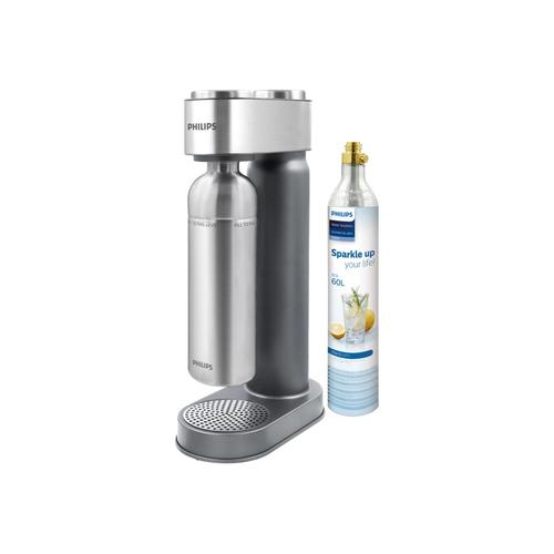 Philips GoZero ADD4905SV - Machine à soda - 1 litre - argent