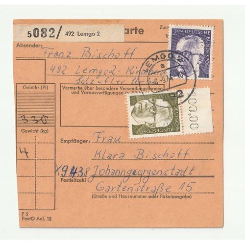 Timbres Allemagne Gustave Heinemann Sur Fragment (Recto/Verso Voir Les Deux Scans) 1971 N° 509, 516, 517