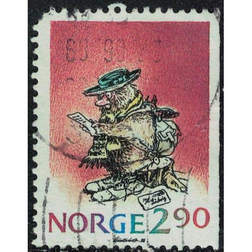 Norvège 1988 Oblitéré Used Ludvig Reading A Letter Lisant Un Courrier Y&t No 965 Su