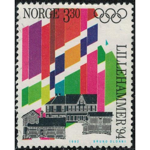 Norvège 1992 Oblitéré Used Jeux Olympiques Hiver Lillehammer Y&t No 1062 Su