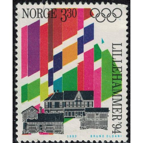 Norvège 1992 Oblitéré Used Jeux Olympiques Hiver Lillehammer Y&t No 1062 Su