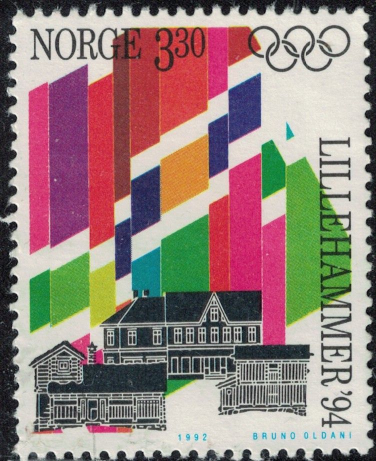 Norvège 1992 Oblitéré Used Jeux Olympiques Hiver Lillehammer Y&t No 1062 Su