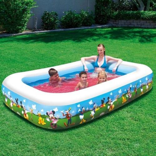 Piscine gonflable familiale Disney Mickey Mouse Club House 260 X 175 X 51 Cm