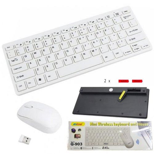 Ensemble de clavier de souris sans fil 3,4 GHz Bluetooth American Bluetooth pour Office Q-903