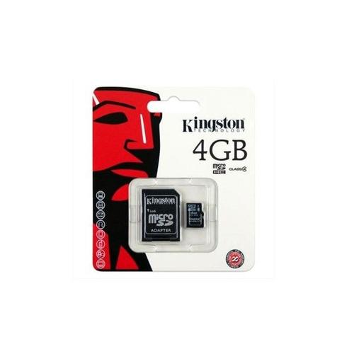 Trade Shop - Kingston Micro Sd 4 Gb Microsd Class 4 Sdhc Memory Card Smartphone