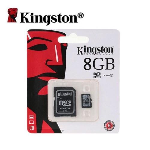 Trade Shop - Kingston Micro Sd 8 Gb Microsd Class 4 Sdhc Memory Card Smartphone