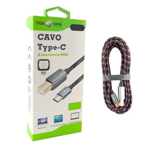 Type C Cable USB Type B MIDI Type C.