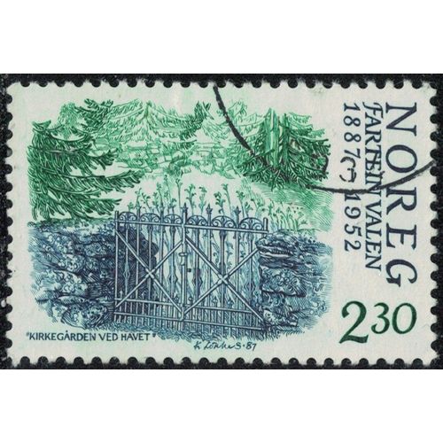 Norvège 1987 Oblitéré Used Musique Fartein Valen Compositeur Y&t No 929 Su