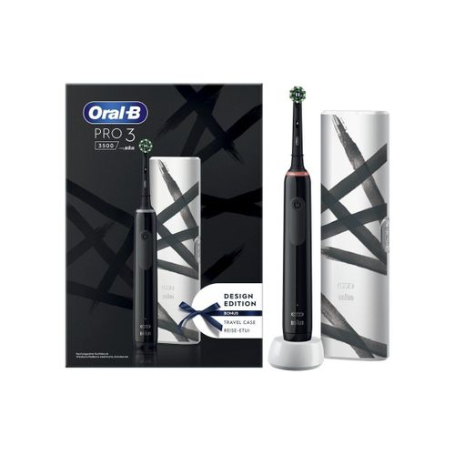 Oral-B Pro 3 3500 Bk Mit Reiseetui Streifen Desi