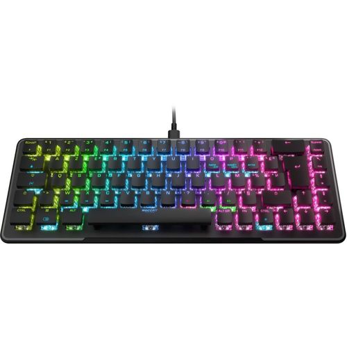 ROCCAT Vulcan II MINI - Clavier - backlit - USB - AZERTY - Français - commutateur : commutateurs Roccat Titan II Optical Red - noir