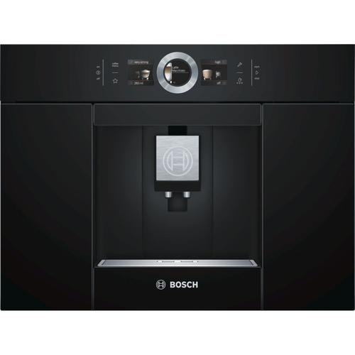 Bosch Series | 8 CTL636EB6 - Machine à café automatique - encastrable avec buse vapeur "Cappuccino" - 19 bar - noir
