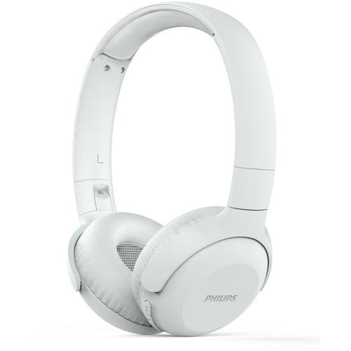 Philips UpBeat TAUH202WT - Écouteurs avec micro - sur-oreille - Bluetooth - sans fil - blanc