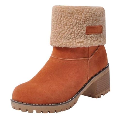 Bottes De Neige Chaudes De Cheville De Fourrure Confortables D¿Hiver Pour Des Femmes