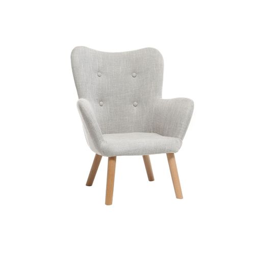 Fauteuil Enfant Design Gris Polaire Baby Bristol