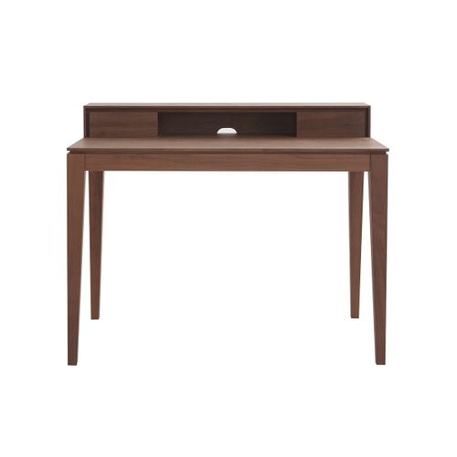 Bureau Design Avec Rangement Bois Noyer Sekret