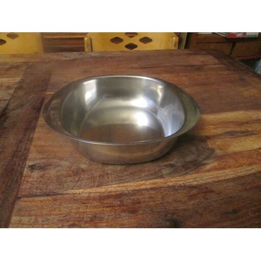 Plat De Service Carré Letang Et Rémy – Creux Avec Anses – Inox – Vintage