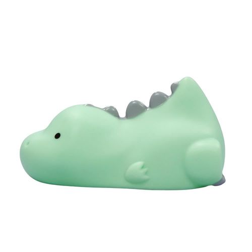 Veilleuse Et Lampe Led, Lumière Réglable Et Arrêt Temporisé, Forme Dinosaure, Turquoise, Lumilu Lazy Friends Dino, Reer 52223