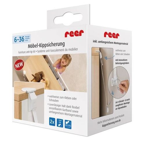 Kit De Fixation Anti-Basculement Pour Meubles Reer 73020