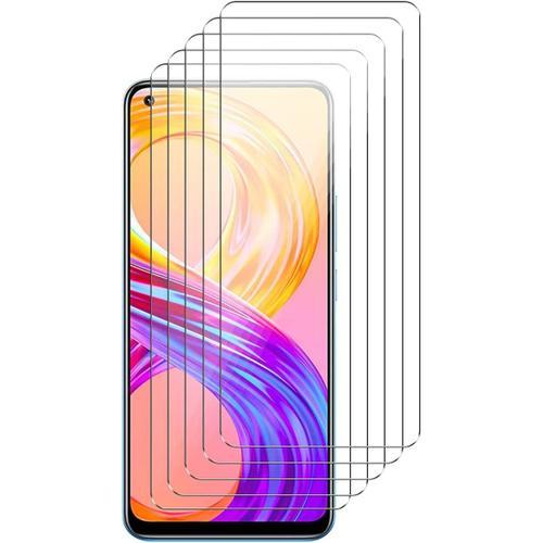 5 Pack Film Protecteur Pour Realme 8 Pro9h Dureté Protection D'écran De Téléphone Portable Résistant À L'usure De Haute Qualité En Verre Trempé