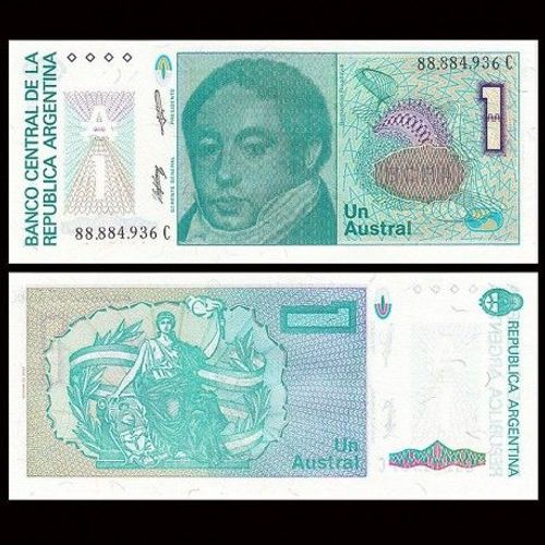 Billet 1 Austral Argentin