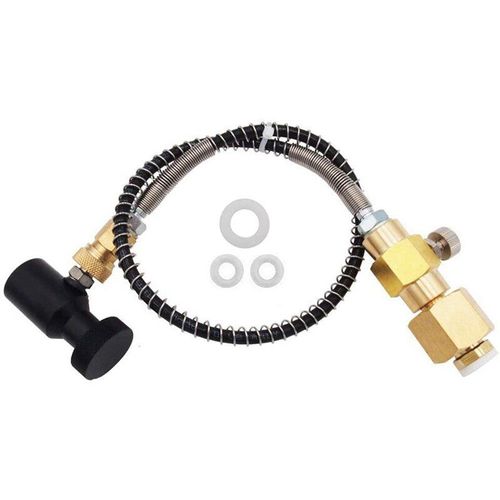 Adaptateur de remplissage de cartouches CO2 Soda Stream, connecteur de bouteille, Soda avec tuyau pour remplissage de réservoir Sodastream CGA320
