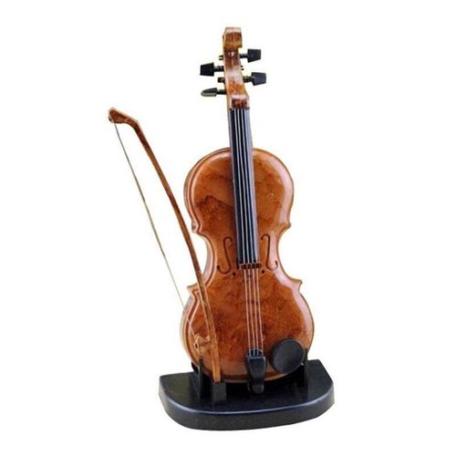 Boîte À Musique De Violon Dessinée À La Main | Ornements Mini Boîte À Musique Mignonne, Cadeau D'anniversaire, Violon Miniature Artisanat Décoration De Maison