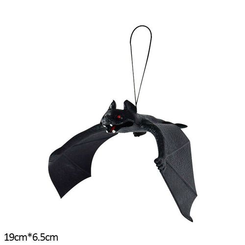 Fausse Chauve Souris À Suspendre Pour Halloween, Décoration Réaliste, Accessoires D'horreur Pour Maison Hantée, Jouet Pour Enfants, Diy, 1 Pièce
