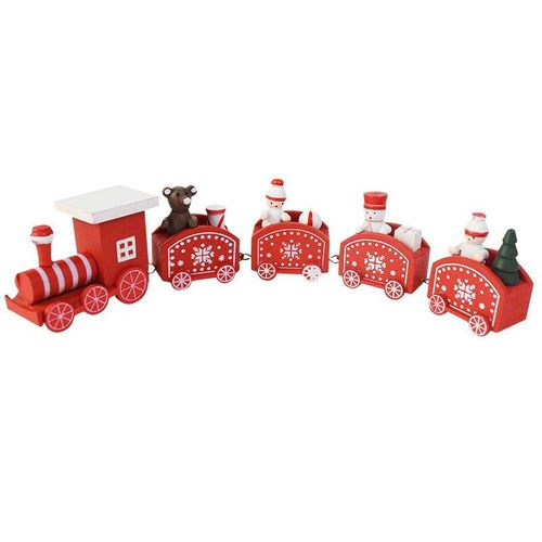 Train De Noël En Bois Peint Pour Enfants, Jouets Pour Enfants, Cadeau De Noël, Nouvel An, 2020